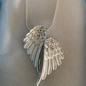 Wings Silver Necklace